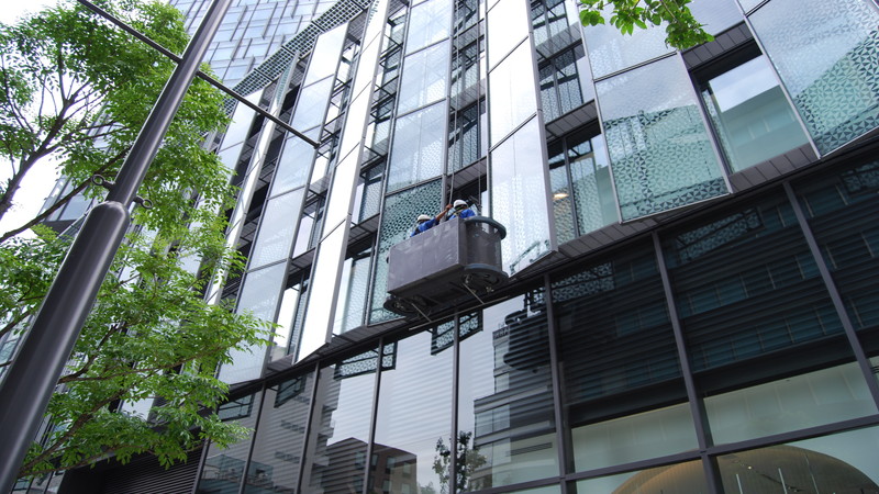 ビル外観清掃